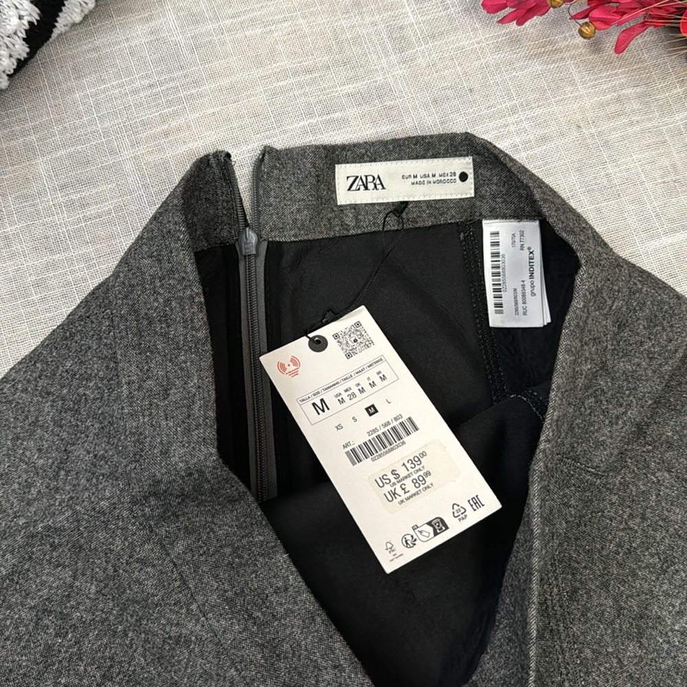 Zara wool blend maxi midi skirt - Picture 8 of 15